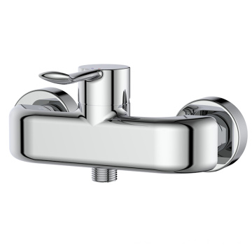 single handle wall mount brass chrome shower head mixer faucets